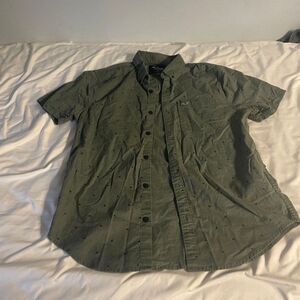 Green Patterned Hollister Shirt